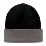 GB459 Roll Up Beanie - Black