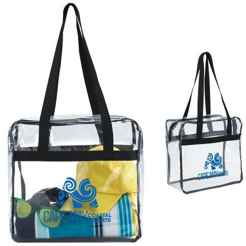 GoodValue Clear Zippered Tote