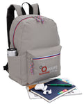 GoodValue Tri-Color Zipper Backpack