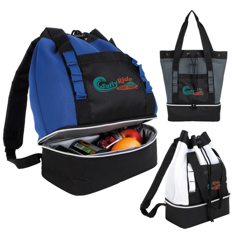 ATCHISON Brightwater Dual-Compartment Tote-Pack Cooler