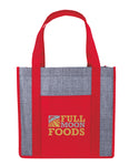 GoodValue Laminated Heathered Non-Woven Grocery Tote