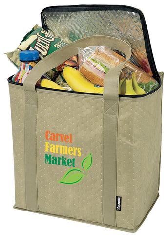 Koozie® Zippered Insulated Grocery Tote