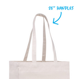 V Natural Cotton Tote