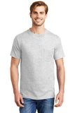 Hanes Beefy-T - 100% Cotton T-Shirt with Pocket. 5190 - Ash