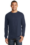 Hanes Beefy-T -  100% Cotton Long Sleeve T-Shirt.  5186 - Image 8