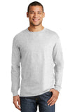 Hanes Beefy-T -  100% Cotton Long Sleeve T-Shirt.  5186 - Ash