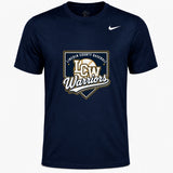 Lincoln County Warriors Nike Team rLegend Tee LCW Home Plate Crest screen print placement mockup