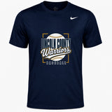 Lincoln County Warriors Nike Team rLegend Tee Modern Streetwear screen print placement mockup
