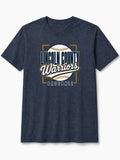 Lincoln County Warriors Tri-Blend T-Shirt Modern Streetwear screen print placement mockup