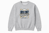 Lincoln County Warriors Core Fleece Crewneck Sweatshirt Modern Streetwear screen print placement mockup