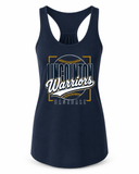 Lincolnton Warriors NL1533 women's racerback tank mockup