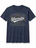 Lincolnton Warriors PC330 tri-blend T-shirt mockup