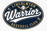 Lincolnton Warriors Vintage Baseball Club design
