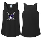 PRMS - Ladies Core Cotton Tank Top - Pirate Logo