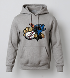 Mara Outlaws grey club fleece pullover hoodie