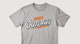 Mara Outlaws grey performance T-shirt with text logo