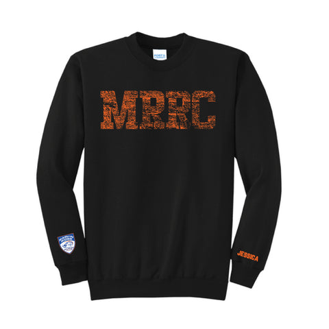 Marvin Ridge Rugby Club - Distressed Fleece Crewneck Sweatshirt