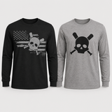 Regulators Baseball long sleeve spirit tee in black and athletic heather