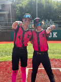 Regulators Baseball Pink Edition players showing tournament championship rings