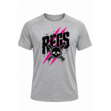 Regulators Baseball Pink Fall 2026 Performance Tee in Silver Grey
