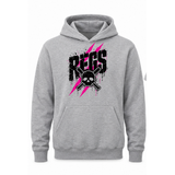 Regulators Baseball Pink Fall 2026 Pullover Hoodie in Athletic Heather Grey