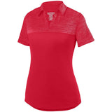 Ladies Shadow Tonal Heather Polo