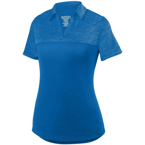 Ladies Shadow Tonal Heather Polo