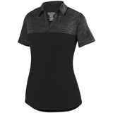 Ladies Shadow Tonal Heather Polo