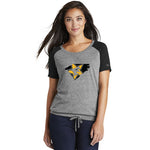 FIVE STAR- New Era ® Ladies Tri-Blend Performance Cinch Tee