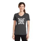 PRAA Baseball - Ladies Performance Blend V-Neck Tee