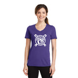 PRAA Baseball - Ladies Performance Blend V-Neck Tee