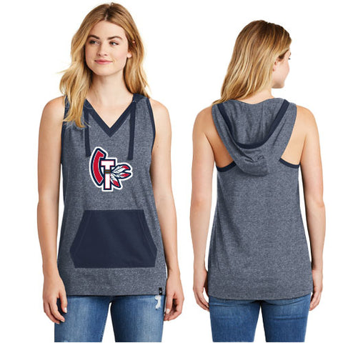 Carolina Tribe - New Era® Ladies Heritage Blend Hoodie Tank