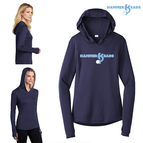 Hammerheads - Sport-Tek Ladies PosiCharge Competitor Hooded Pullover