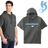 Sport-Tek ® PosiCharge ® Tri-Blend Wicking Fleece Short Sleeve Hooded Pullover