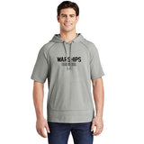 Warships - Sport-Tek ® PosiCharge ® Tri-Blend Wicking Fleece Short Sleeve Hooded Pullover